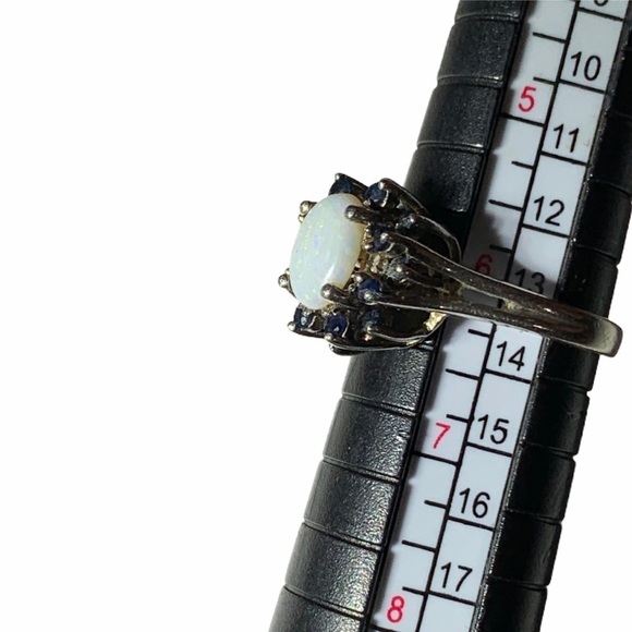 OPAL SAPPHIRE RING 6 - Picture 14 of 14